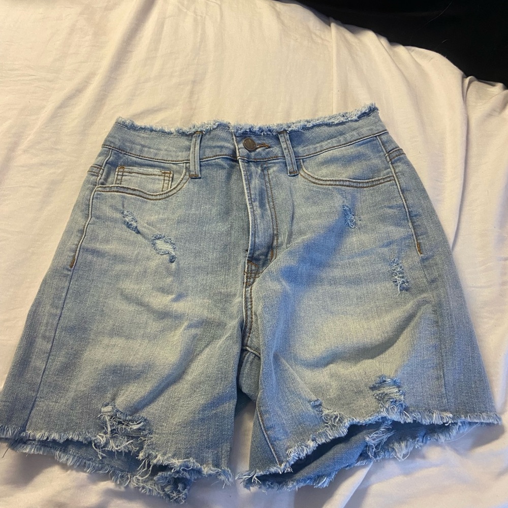 High waist Jean short